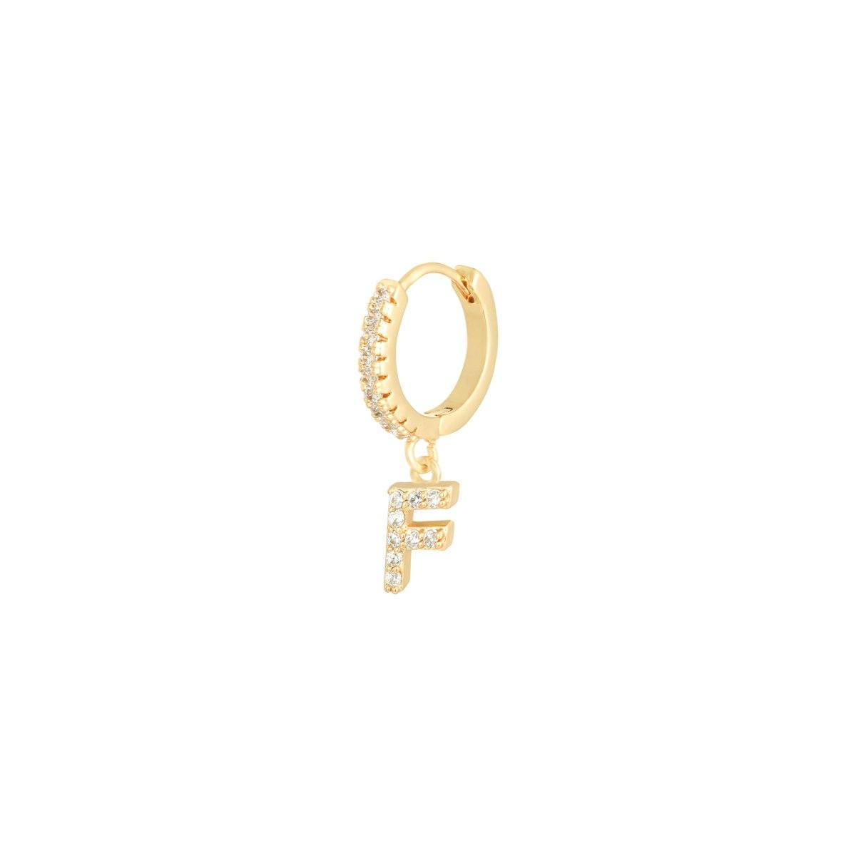 Boucle d'Oreille Initiale Paris Flavor F