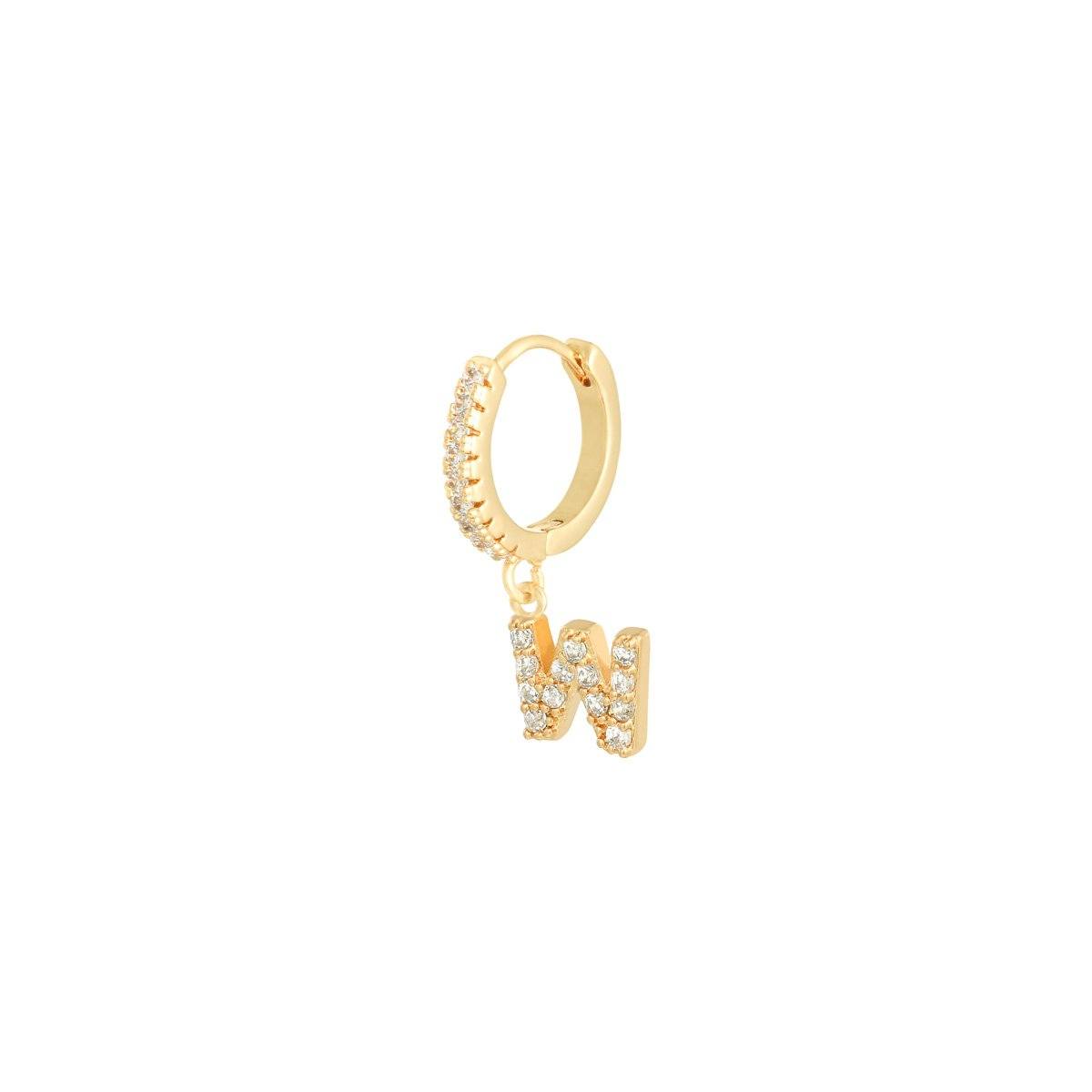 Boucle d'Oreille Initiale Paris Flavor W
