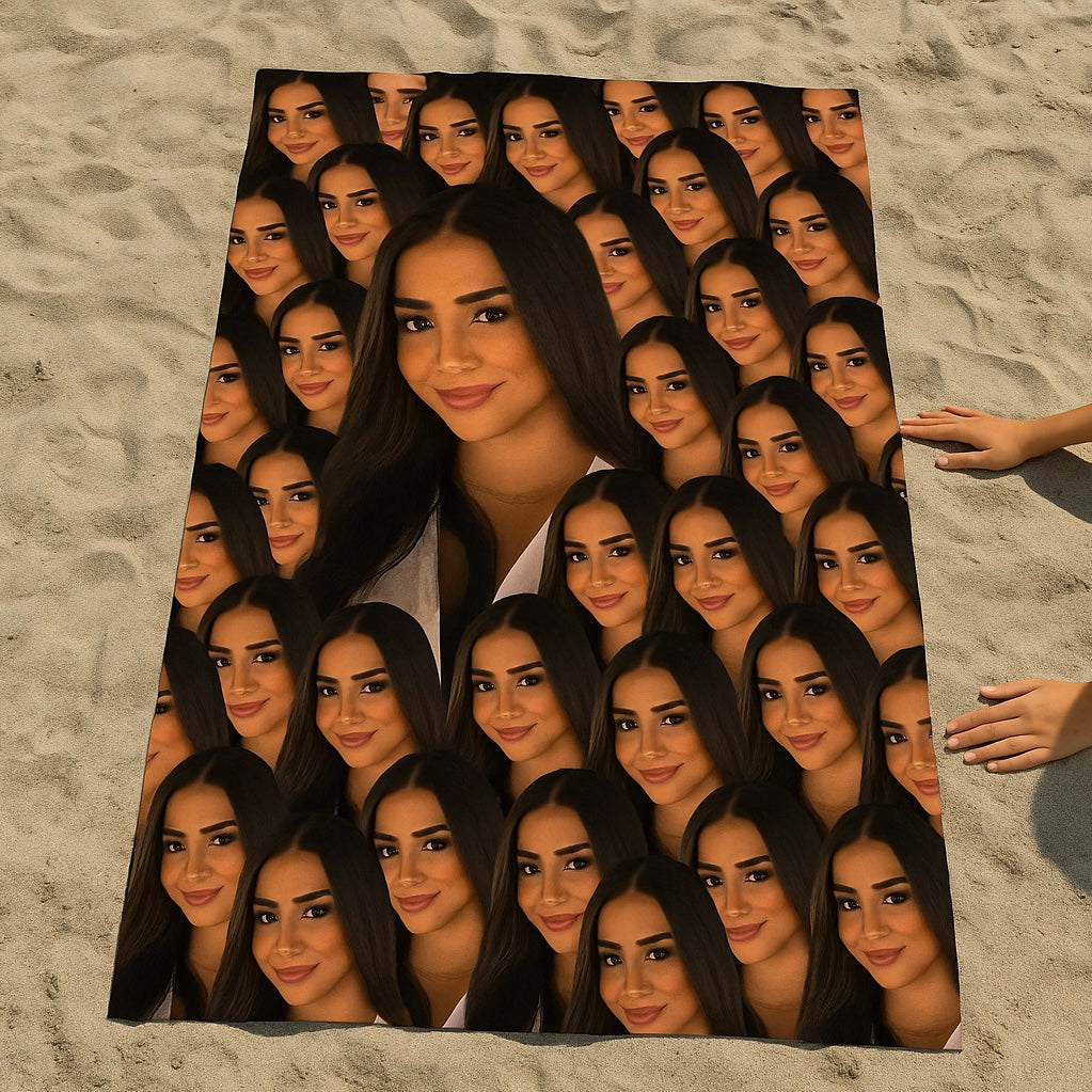 Serviette de Plage Personnalisée