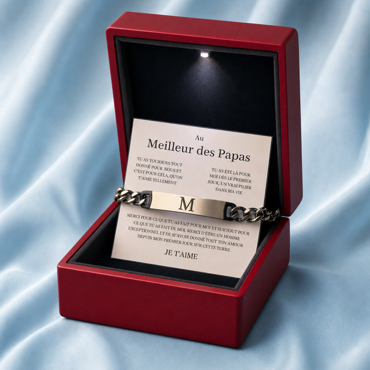 Coffret Bracelet “Au Meilleur des Papas"