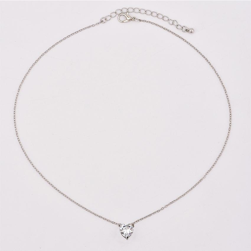 Collier Diana PARISFLAVOR Silver 